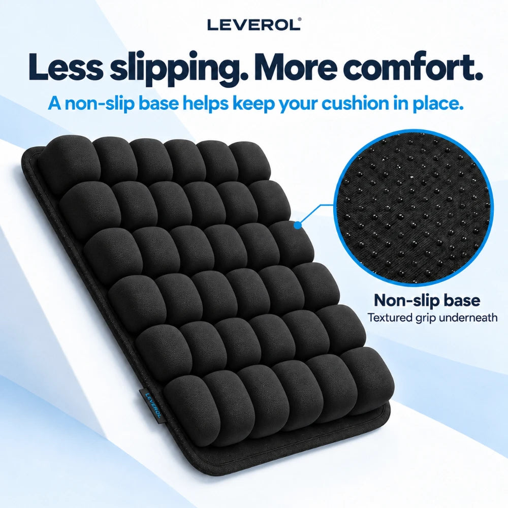 LEVEROL Ergonomic Pressure Relief Seat Cushion